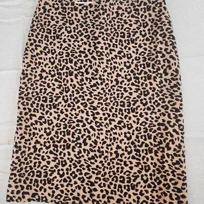 Talbots Women's Brown and Black Pencil Skirt Lined - Изображение 1 из 4