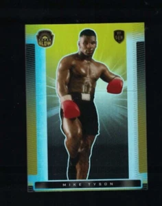 MIKE TYSON Silver/ Black Refractor 2021 Super Glow #35 1st Ever - Picture 1 of 1