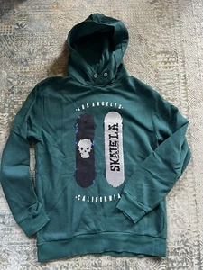 H&M Hoodie Kapuzenpulli Pullover Skater - Gr. 146 / 152 -- Wendepailetten - Bild 1 von 7