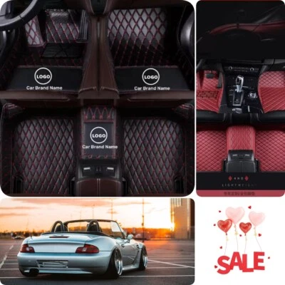 Alfombrillas impermeables aptas para BMW Z3 Z4 de lujo hechas a mano personalizadas Foto 1 de 4