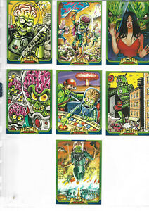 Mars Attacks! Occupation - Lot Of 7 different All-Star Artists chase cards EXC