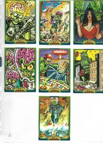 ¡Ataques a Marte! Ocupación - Lote de 7 diferentes tarjetas de persecución de artistas estelares EXCELENTE - Imagen 1 de 1