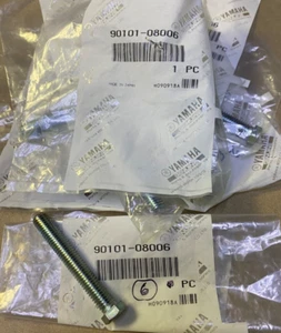 Yamaha OE Bolt x6 XT700 Raptor WR450 YZ250 YZ125 YZ450 WR250 YZ85 90101-08006-00 - Picture 1 of 1