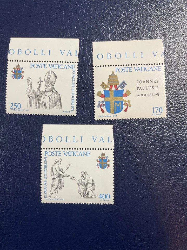 Vatican City Stamps 1979 Pope Paul 645-47 - Image 1 of 1