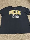 Pittsburgh Steelers The Nike Tee 100% Cotton Men’s XXL Black T-shirt