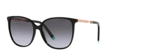 AUTHENTIC TIFFANY TF4184 80013C BLACK W/ GRADIENT GREY 57MM NEW Sunglasses - Picture 1 of 3