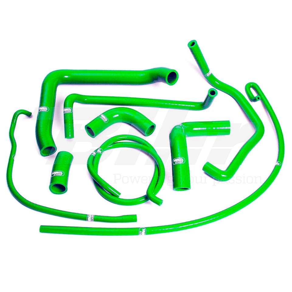 Samco Set Mangas Tubos Radiador Verde Kawasaki Ninja ZX12R 1200 2000-2006 - Imagen 1 de 1