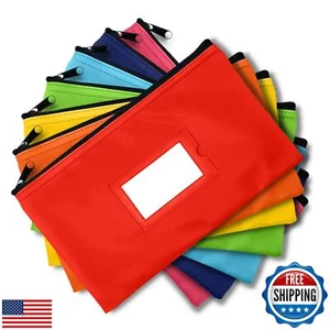 Bolsa de depósito de banco de dinero con cremallera | 11x6 pulgadas | 7 días 7 piezas 7 colores | D - Imagen 1 de 5