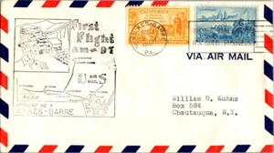 All American Aviation First Flight Wilkes-Barre Pennsylvania - Harrisburg - 1951 - Picture 1 of 2