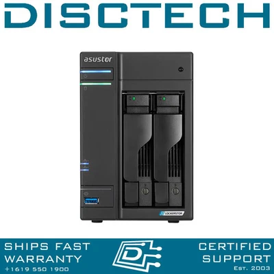 Asustor 12TB Nimbustor 2 Gen 2 AS6702T 2-bay SATA NVMe NAS System - Image 1 of 4