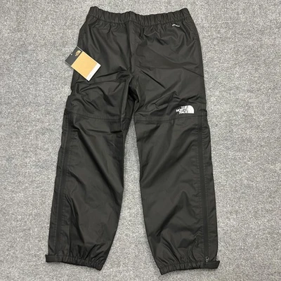 The North Face Teen Antora Rain Pants Youth Medium Black DryVent Waterproof - Image 1 of 4