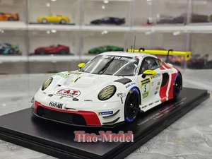 Spark 1:18 Porsche 911 992 GT3R 2024 Resin Diecast Model Car Hobby Gifts White - Picture 1 of 19