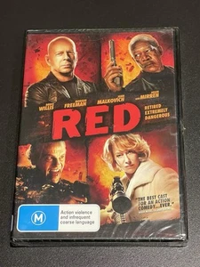 Red - 2010 DVD Movie 🎥 Bruce Willis & Morgan Freeman NEW Free Tracked Postage - Picture 1 of 5