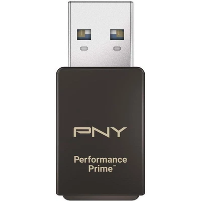 PNY Performance Prime™ USB 3.2 Gen 1 lector de tarjetas de memoria flash microSD, gris  Foto 1 de 4