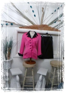 Atemberaubender 2-teiliger Anzug Größe 12 Victor Costa Nahdree - Bild 1 von 11