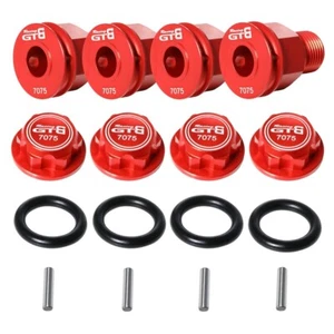 Extensor de cubo de rueda GTB aluminio 7075 y tapa de tuerca para 1/5 RC coche LOSI 5IVE T pieza - Imagen 1 de 8