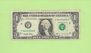 1995 $1 WEB FED PRESS F 8649 3098 D.. FRONT PLATE-2, BACK-9 RUN-14 - Picture 1 of 2