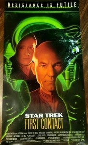 1997 Star Trek FIRST CONTACT Experience Convention POSTER 12" X 24" - Picture 1 of 2