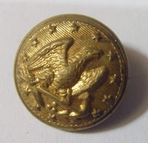Antique 15 mm collector metal button US Navy eagle tinback 53449 - Picture 1 of 4