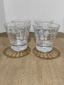 Vasos redondos Crown Royal Highball con corte de diamante para bar - Imagen 1 de 5