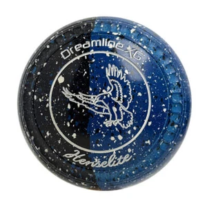 Henselite Dreamline XG Lawn Bowls Size 4 Heavy Gripped - Insignia Duo - AU1-06 - Picture 1 of 3