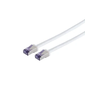 Patchkabel Cat.6A S/FTP SuperFlex,Ethernet ,Netzwerk ,LAN-Kabel 10GB Weiß 0,25m - Bild 1 von 1