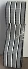Vintage Lawn Chair Webbing Gray, Black & White 2 In by 22 Feet