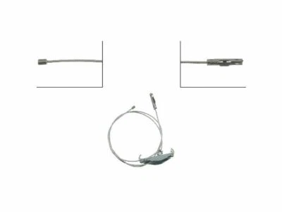 Cabo de freio de estacionamento Dorman 57574HC para 2000-2004 Ford F550 Super Duty - Imagem 1 de 2