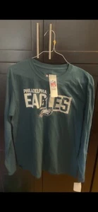 New Philadelphia Eagles Long Sleeve Fan T-Shirt Size XL - Picture 1 of 2