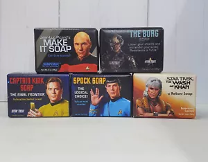 Jabón de manos perfumado Star Trek 5 Super Pack Kirk, Picard, Spock, Khan & Borg - Imagen 1 de 12
