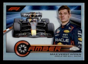2023 Topps Chrome Formula 1 Camber #CAMMVIIII Max Verstappen Red Bulls Insert - Picture 1 of 2