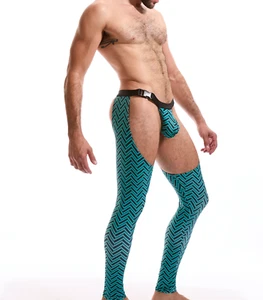 Men’s Chaps Underwear Large N2N Bodywear CH24 Meat Packin Chaps Blue NWT      25 - Picture 1 of 6
