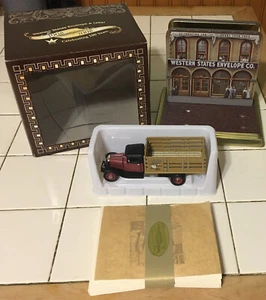 Western States Envelope Co. Die Cast Truck & Tin Desk Top Envelope Holder - Picture 1 of 8