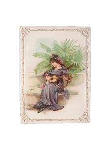 Trenton Cracker Victorian trade card, Trenton, NJ.  The Oyster Cracker "Stapler" - Bild 1 von 3