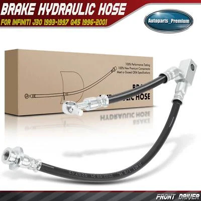Manguera hidráulica freno conductor delantero izquierdo para Infiniti J30 1993-1997 Q45 1996-2001 Foto 1 de 4