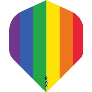 RUTHLESS R4X PRIDE FLAG RAINBOW EXTRA STRONG STANDARD DART FLIGHTS - Afbeelding 1 van 1