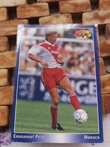 Emmanuel Petit As Monaco Panini 1995 Official Football Card - Picture 1 of 3