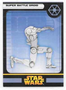 2005 Star Wars Miniatures Super Battle Droid B Stat Card Only Swm Mini - Picture 1 of 2
