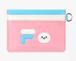 FILA KOREA x WONNIE FRIENDS Edition Cute Rabbit Rennie Minimalist Card Wallet - Picture 1 of 3