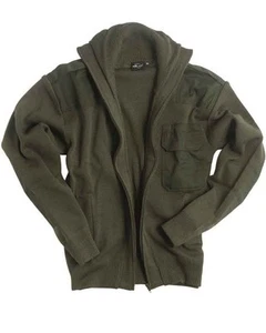 Strickjacke MILTEC® oliv, Camping, Outdoor, Military -NEU- - Bild 1 von 1