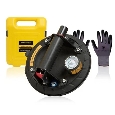 Proxinova Glassauger 8 Zoll mit Manometer für Fliesen, Marmor, Fenster