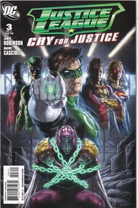 Justice League Cry For Justice #3 , #4 AND #5 DC 2009 GREEN ARROW LANTERN MORE - Picture 1 of 7