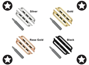 Destornillador + 2 Adaptadores de Banda para Apple Watch 7 6 5 4 3 2 SE 38 40 41 42 44 45mm - Imagen 1 de 9