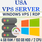 RDP Serer |  VPS Server | VPS Hosting 4GB RAM + 150GB HDD - 3 months