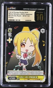 Nijika Ijichi W107-101 Promo Weiss Schwarz Bocchi the Rock! CGC 10 PRISTINE - Picture 1 of 1