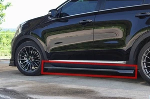 Side Skirt Lip Unpainted (Fits: 2017-2020 Kia Sportage QL) - Picture 1 of 4