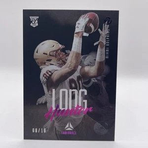 Hunter Long 2021 Panini Luminance Rookie Auto Rosa/10 Tarjeta #133 Dolphins SSP - Imagen 1 de 6