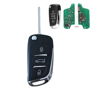 Schlüsselrohling komplett Citroen C4 DS4 C4L DS Hella Id46 100% Klinge mit Rillen - Bild 1 von 5