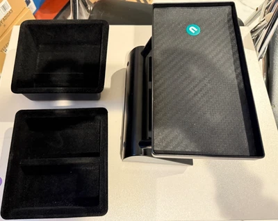 Bandejas de console central modelo Y modelo 3/2020-2024 original Tesla 2017-2023 3 peças - Imagem 1 de 4