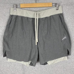 Pantalones Cortos Legends Para Hombre L Gris Luka Cortos 6" Forrados entrepierna - Imagen 1 de 9